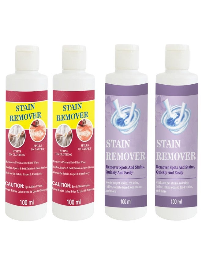 مجموعة مزيل البقع من توفوس، عبوة من قطعتين باللون الأحمر، ومزيل بقع بنفسجي، ومزيل بقع بنفسجي | محلول تنظيف متعدد الأسطح للملابس والأقمشة والمفروشات (100 غرام لكل قطعة) - Image 1